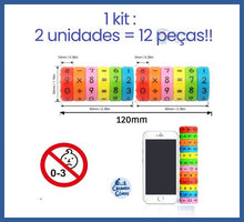 Carregar imagem no visualizador da galeria, Fidget Tabuada Magnética®- Matemática Fácil - Tabuada
