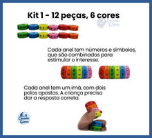 Carregar imagem no visualizador da galeria, Fidget Tabuada Magnética®- Matemática Fácil - Tabuada
