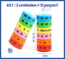 Carregar imagem no visualizador da galeria, Fidget Tabuada Magnética®- Matemática Fácil - Tabuada
