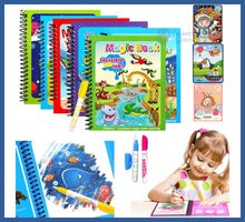 Carregar imagem no visualizador da galeria, Caderno De Desenho Mágico - Desenho Com água - desenho
