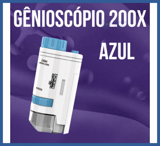 Gênioscópio Zoom 200x - 3 Opções De Kit Para Seu