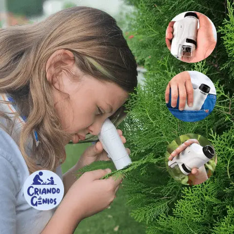 Meu Primeiro Microscópio -grátis Suporte De Celular!