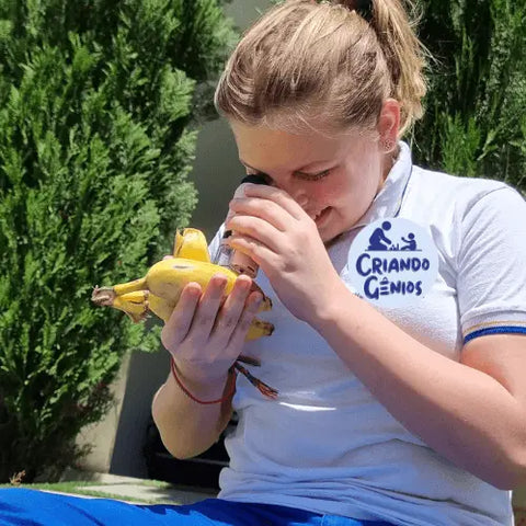 Meu Primeiro Microscópio -grátis Suporte De Celular!