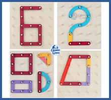 Carregar imagem no visualizador da galeria, Jogo 3d Montessori De Madeira - Letras e Números
