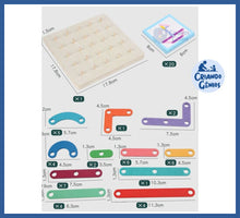 Carregar imagem no visualizador da galeria, Jogo 3d Montessori De Madeira - Letras e Números
