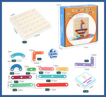 Carregar imagem no visualizador da galeria, Jogo 3d Montessori De Madeira - Letras e Números
