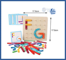 Carregar imagem no visualizador da galeria, Jogo 3d Montessori De Madeira - Letras e Números
