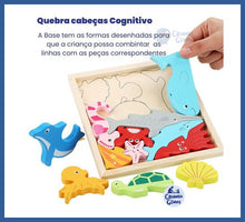 Carregar imagem no visualizador da galeria, Jogo Cognitivo 3 Em 1- Montessori - Jogo Cognitivo 3 em 1
