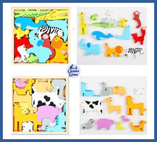 Carregar imagem no visualizador da galeria, Jogo Cognitivo 3 Em 1- Montessori - Jogo Cognitivo 3 em 1
