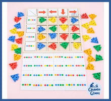 Carregar imagem no visualizador da galeria, Jogo Montessori - Reconhecimento Cores e Direções - jogo
