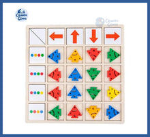 Carregar imagem no visualizador da galeria, Jogo Montessori - Reconhecimento Cores e Direções - jogo
