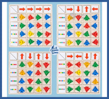 Carregar imagem no visualizador da galeria, Jogo Montessori - Reconhecimento Cores e Direções - jogo
