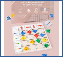 Carregar imagem no visualizador da galeria, Jogo Montessori - Reconhecimento Cores e Direções - jogo
