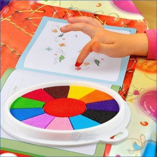 Kit de pintura de Dedos para crianças - Brinquedo Educativo