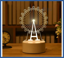 Carregar imagem no visualizador da galeria, Luminária 3d Infantil - Decoração e Luz Noturna - Roda

