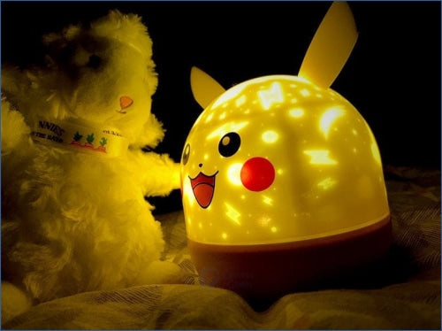 Luminária do Pikachu com Música Original e Controle Remoto -