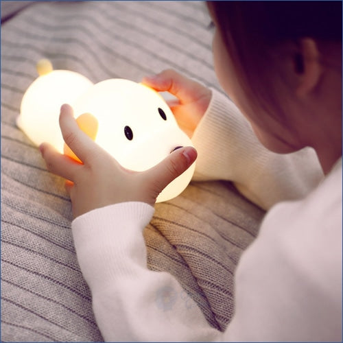 Luminária Infantil Cachorro de Mesa para Quarto de Mesa USB