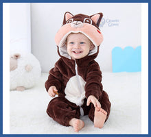 Carregar imagem no visualizador da galeria, Macacão Kigurumi Bebê Parmalat De 6m a 2 Anos - pijama
