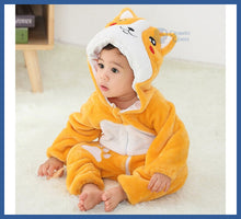 Carregar imagem no visualizador da galeria, Macacão Kigurumi Bebê Parmalat De 6m a 2 Anos - pijama
