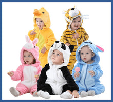 Carregar imagem no visualizador da galeria, Macacão Kigurumi Bebê Parmalat De 6m a 2 Anos - pijama
