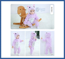 Carregar imagem no visualizador da galeria, Macacão Kigurumi Bebê Parmalat De 6m a 2 Anos - pijama
