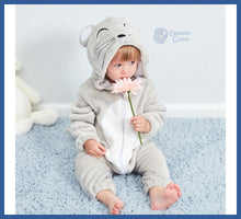 Carregar imagem no visualizador da galeria, Macacão Kigurumi Bebê Parmalat De 6m a 2 Anos - pijama
