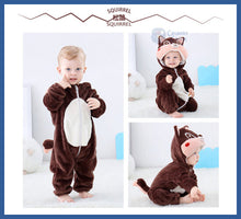 Carregar imagem no visualizador da galeria, Macacão Kigurumi Bebê Parmalat De 6m a 2 Anos - pijama
