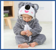 Carregar imagem no visualizador da galeria, Macacão Kigurumi Bebê Parmalat De 6m a 2 Anos - pijama
