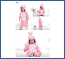 Carregar imagem no visualizador da galeria, Macacão Kigurumi Bebê Parmalat De 6m a 2 Anos - pijama
