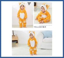 Carregar imagem no visualizador da galeria, Macacão Kigurumi Bebê Parmalat De 6m a 2 Anos - pijama
