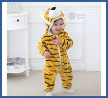 Carregar imagem no visualizador da galeria, Macacão Kigurumi Bebê Parmalat De 6m a 2 Anos - pijama
