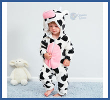 Carregar imagem no visualizador da galeria, Macacão Kigurumi Bebê Parmalat De 6m a 2 Anos - Vaquinha
