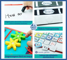 Carregar imagem no visualizador da galeria, Maleta De Aprendizagem Sensorial®- 70 Atividades - Maleta
