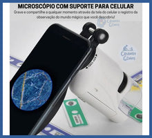 Carregar imagem no visualizador da galeria, Meu Primeiro Microscópio -grátis Suporte De Celular!
