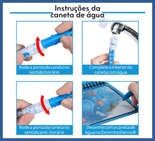 Carregar imagem no visualizador da galeria, Caderno De Desenho Mágico - Desenho Com água - desenho
