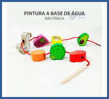 Carregar imagem no visualizador da galeria, Montessori Linhas Mágicas - Números e Animais - 26 Pcs
