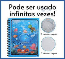 Carregar imagem no visualizador da galeria, Caderno De Desenho Mágico - Desenho Com água - desenho
