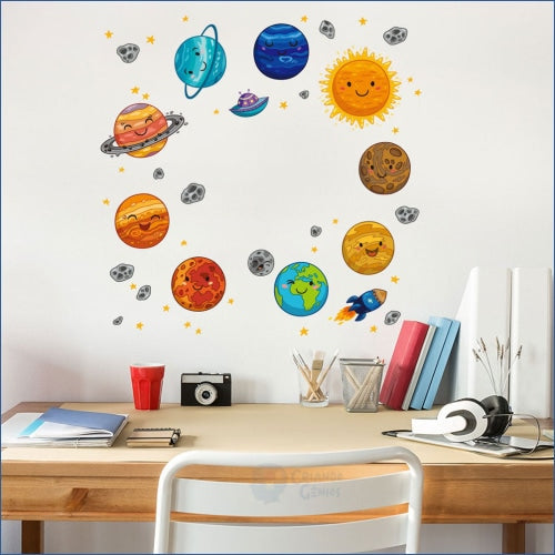 Painel Decorativo Sistema Solar - brinquedos educativos