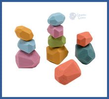 Carregar imagem no visualizador da galeria, Pedras De Madeira Montessori - Equilíbrio e Criatividade
