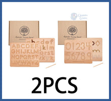 Carregar imagem no visualizador da galeria, Placas De Rastreamento Montessori - Letras Números - 2
