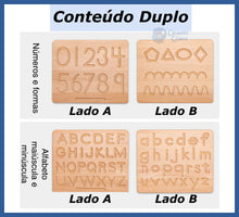 Carregar imagem no visualizador da galeria, Placas De Rastreamento Montessori - Letras Números
