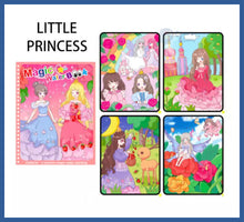 Carregar imagem no visualizador da galeria, Caderno De Desenho Mágico - Desenho Com água - Princesas
