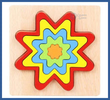 Carregar imagem no visualizador da galeria, Quebra-cabeça Cognitivo Geométrico - geometrico infantil
