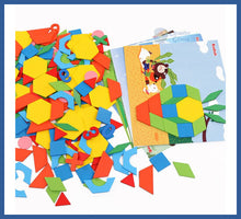 Carregar imagem no visualizador da galeria, Tangram Big Kit Educativo Com 250 Peças Em Madeira
