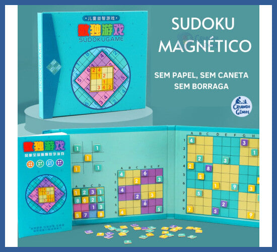 Sudoku Magnético - Sudoku 915 Combinações - sudoku