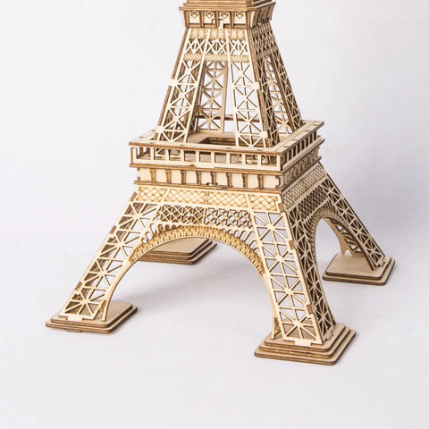 Miniatura Torre Eiffel 3d - Diy 100% Madeira