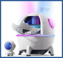 Carregar imagem no visualizador da galeria, Umidificador Luz Noturna Foguete - umidificador gatinho
