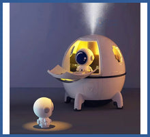 Carregar imagem no visualizador da galeria, Umidificador Luz Noturna Foguete - umidificador gatinho
