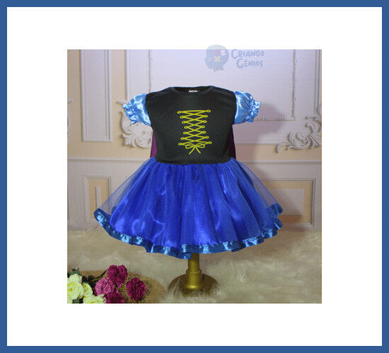 Vestido Fantasia Tematica Infantil De Festa Para Bebê Com